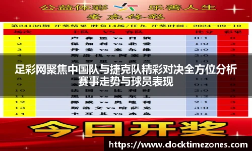 足彩网聚焦中国队与捷克队精彩对决全方位分析赛事走势与球员表现
